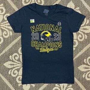 NWT Women's University of Michigan Championship T-shirt (size S)